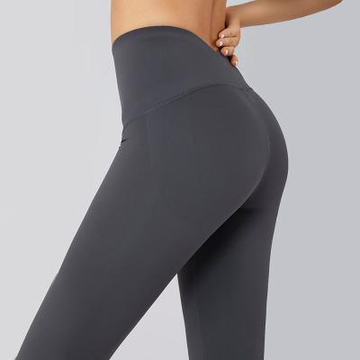 China Breathable High Waisted Gaiters For Women Slack Tummy Control Slimming Yoga Pants For Workout Running Reg Leggings for sale