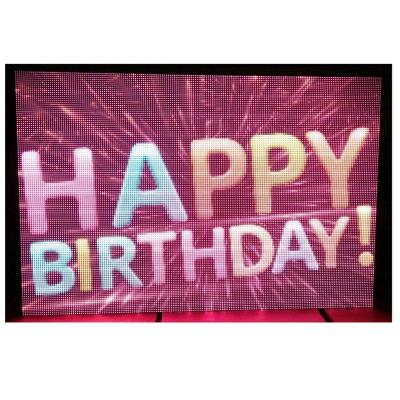 China P10 Advertising Signs Celebration Birthday Christmas Decoration Indoor Outdoor Large Size Led Video Pictures Show Led Screen for sale