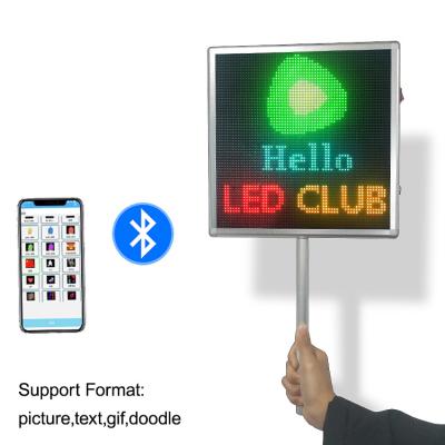 China Handheld LED Display Board for Airport and Concert Square LED Words Graffiti Programmable Message Table Luminous Wireless App DIY Display Rechargeable Handheld LED Display Board LEDs for sale