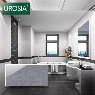 China Rustic Tiles Gray Glossy Ceramic 600x1200 Bathroom Kitchen Room Wall Flooring Wear Resistance Tiles for sale