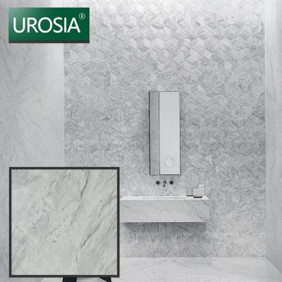 China Country Factory Price White Carrara Bathroom Porcelain Tile 24x24 32x32' for sale