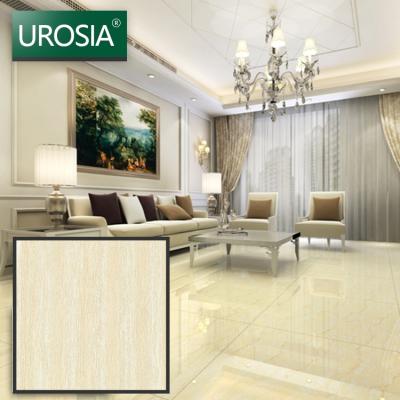 China Modern Fire Resistant Vitrified Ivory Colored Cheapest Wear Resistant Porcelain Polished Floor Tiles for sale