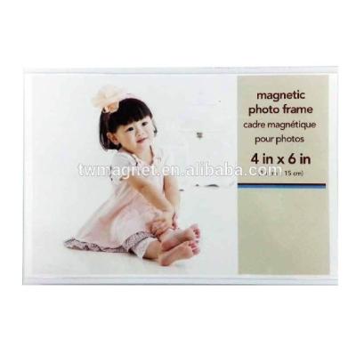 China High Quality Custom Popular Photo Frame PVC 4x6 Fridge Magnet Photo Frame Magnet for sale