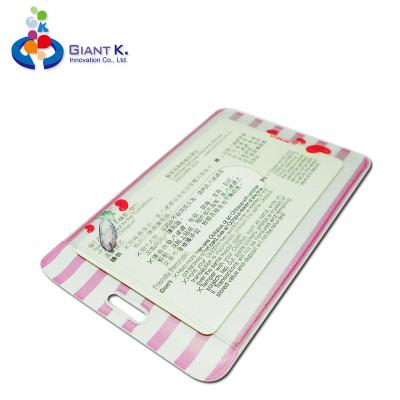 China ID Card Customized Colored Plastic PVC Metro Key Card Holder for sale