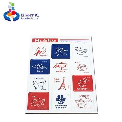 China Cartoon Toy Decorative Home Fridge Magnetic Paper Puzzle Game for sale