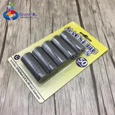 China Industrial Magnet For Crafts DIY Crafts Button Disc Magnet Ferrite Magnet for sale