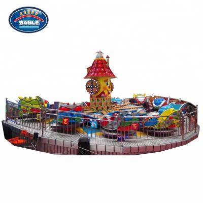 China Funfair Rides China Wanle Funfair Amusement Rides Car Spinning Ride for sale