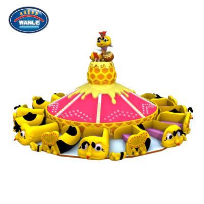 China Cheap Kids Game Fairground Big Amusement Amusement Park Rides Equipment Children Playground Bee Theme Ride For Sale for sale