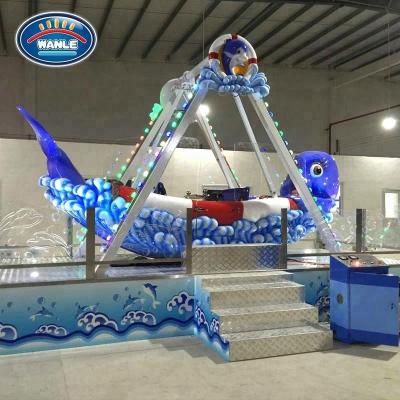 China Kids Pirate Ship Ride Maker Amusement Park Games For Sale Dolphin Pirate Ship for sale