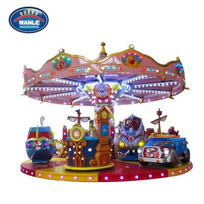 China Amusement Park Carousel Horses For Sale Wanle Hot Selling Colorful Knight Rides Amusement Park Carousel for sale