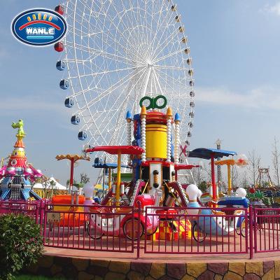 China Amusement Park Wanle Design New Amusement Park Rides Happy Self-control Airplane Spaceship for sale