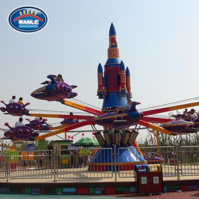 China Rocket Launch Tower Design Soaring Flat Rotary Amusement Park Deadhead Ride for sale