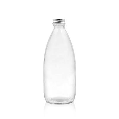 China Factory Direct Sale Recyclable Empty Aluminum Screw Cap Beverage Drinking Glass Bottles For Liquor for sale