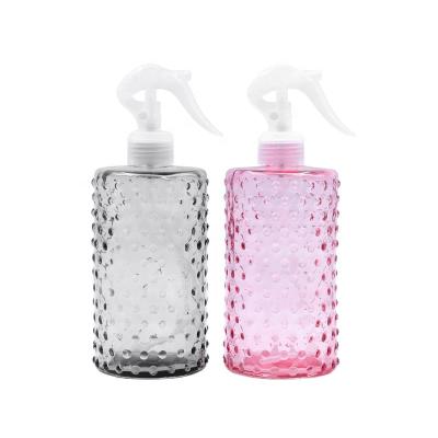 China Hot Selling Personal Care 450ml Colorful Glass Liquid Soap Pump Dispenser Bottle For Lotion Shampoo for sale