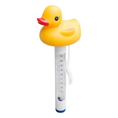 China Spa Swimming Pool Animal Thermometer Cartoon Duck Thermometer Pool Floating Accessories for sale