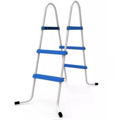 China 2 Step PVC+Stainless Steel Plastic Pool Ladder Pool Ladder Durable Plastic Swimming Pool Equipment for sale