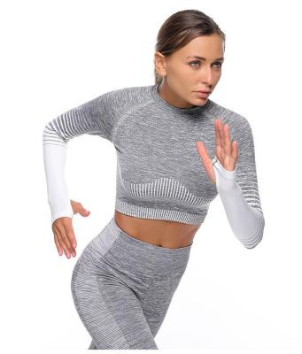 China Breathable Fitness Yoga Wear For Women Workout Fitness Wear High Waist Yoga Long Sheath Seamless Fitness And Yoga Wear for sale