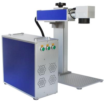 China Mini Fiber Laser Raycus 20W 30W Fiber Laser Marking Machine Metal Laser Automated Loading Portable Engraving Machine for sale