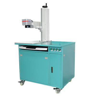 China Factory Sale Direct Loading Automated Fiber Laser Marking Machine 20W 30W 50W Fiber Laser Marking Machine For Metal for sale