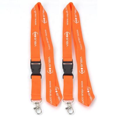 China Newest Custom Polyester Flat Lanyard Lanyard Accessory Loose Lanyards for sale