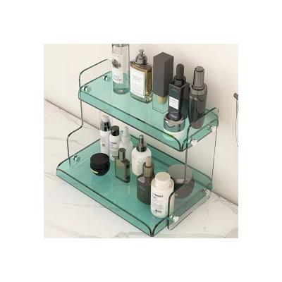 China Factory Supplies Wholesale Plexiglass Storage Organizer Folding Acrylic Makeup Organizer With Drawers for sale