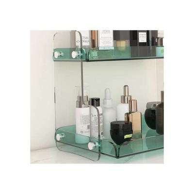 China Modern Wholesale Clear Acrylic Makeup Cosmetic Storage Box Organizer with Drawers for sale