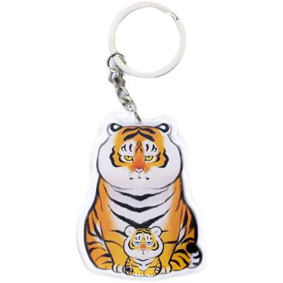 China Advertising New Simplicity Personality Creativity Good Price Listing Eco - Friendly Acrylic Crystal Keychain for sale