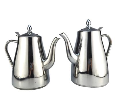 China Best Selling Viable Hotel Ware 1.8L Kettle Stainless Steel Teapot Stainless Steel Coffee Cold Kettle for sale