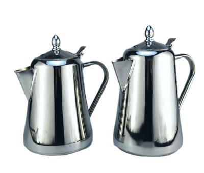 China Best Selling Viable Hotel Ware 1.8L Kettle Stainless Steel Teapot Stainless Steel Coffee Cold Kettle for sale