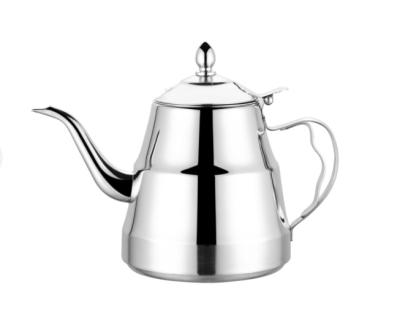 China High Quality Sustainable With Filter Stainless Steel Coffee Pot 1.5L Tea Kettle Teapot For Induction Cooker for sale