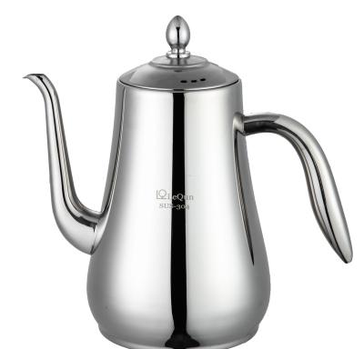 China Factory Direct Viable 304 Stainless Steel Cold Water Kettle Teapot 2L Coffee Kettle for sale