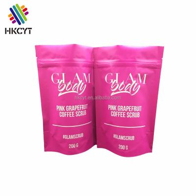 China Custom Printed Doypack BIODEGRADABLE Mylar Bags Wholesale Coffee Body Scrub PackagingWith Zipper for sale