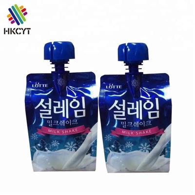 China Wholesale safety packaging spout pouch/custom plastic bag for fruit juice/milk/jelly/beverage detergents for sale