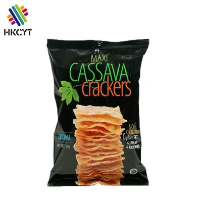 China Moisture Proof Heat Seal Aluminum Foil Lined Different Flavor Potato Chips Packaging Bags With Logo for sale