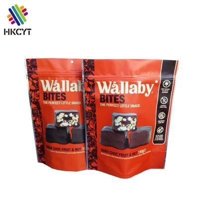 China Wholesale Safety Stand Up Plastic Aluminum Foil Snack Junk Food Packaging Bags With Zipper Top for sale