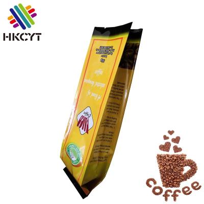 China Shiny Outdoor Custom Plastic Safety Aluminum Foil Coffee Packaging Bag for sale