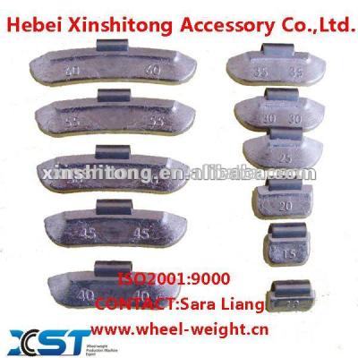 China lead wheel rocker weight for steel rim 5g-60g for sale