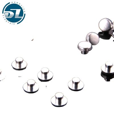 China Wall switch iso9001 customized electrical contact trimetal rivet for thermostator for sale