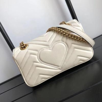 China 2023 new fashion messenger bag cross - body chain shoulder bags designer luxury purses and handbags luxury women genuine leather handbags for sale