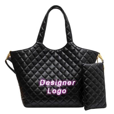 China 2023 New Wholesale Fashion Women's Shoulder Bag Large Capacity Tote Bag PU Leather Handbags Handbags For Girls for sale