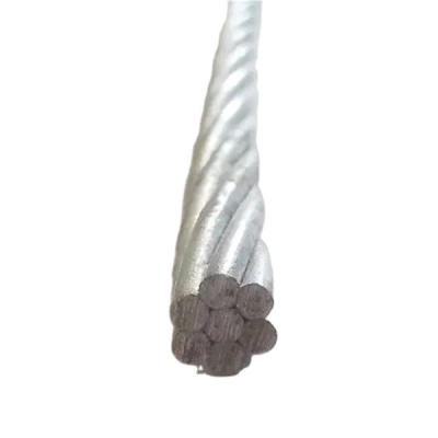 China Construction High Tension Steel Cable Hot Dip Galvanized Wire 1x7 Steel Wire for sale