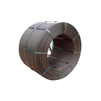 China Construction High Quality PC Steel Wire 7 Wire 12.7mm PC Wire Prestressed Concrete 7 Wire Strand for sale