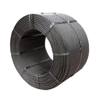 China Good Structural Steel Wire Strand 1860MPa 7 PC Load Bearing Prestressing Steel Wire 12.7mm for sale