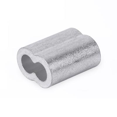 China Wire Rope Fittings US Type 8 Shape Double Hole DIN 3093 Aluminum Sleeve Crimp Ferrule From Chinese Supplier for sale