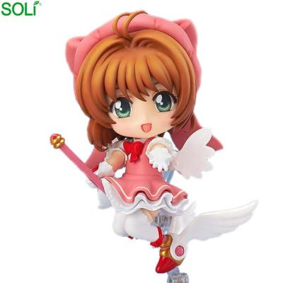 China Cartoon Toy Q Version Cardcaptor Sakura Japanese Anime Girl Figure Lovely for sale