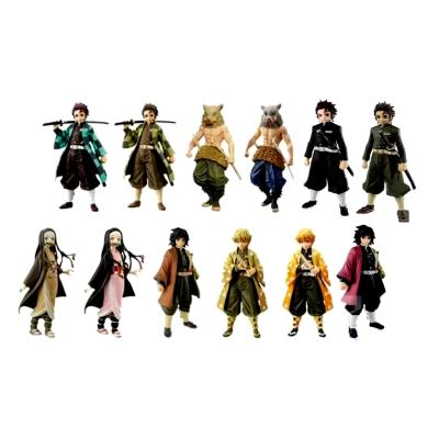 China TOY Anime Demon Slayer Kimetsu MODEL No Yaiba Japan PVC Cartoon Toy Action Number for sale