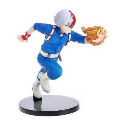 China High Quality Hot Anime Cartoon Toy 16cm PVC Japan Todoroki Shoto My Hero Academia Figure for sale