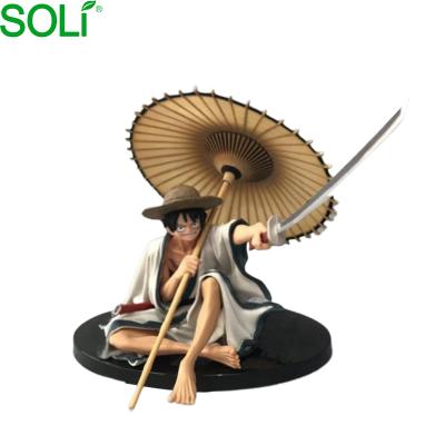 China MODEL TOY Anime One Piece Top Battle Umbrella Road Flight Decoration Figure Model BWFC2 for sale