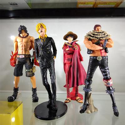 China Classic Model Toys Dolls Brinquedo Mini Figures Collectible Toy 4pcs/Set New Cartoon Anime Figura Luffy One Piece Action Figure for sale