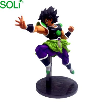 China Seven Broly Dark Anime Figure Model Eco-friendly Blue PVC Box for sale